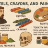 パステル・クレヨン・絵具 成分