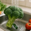 ブロッコリー 振り洗い