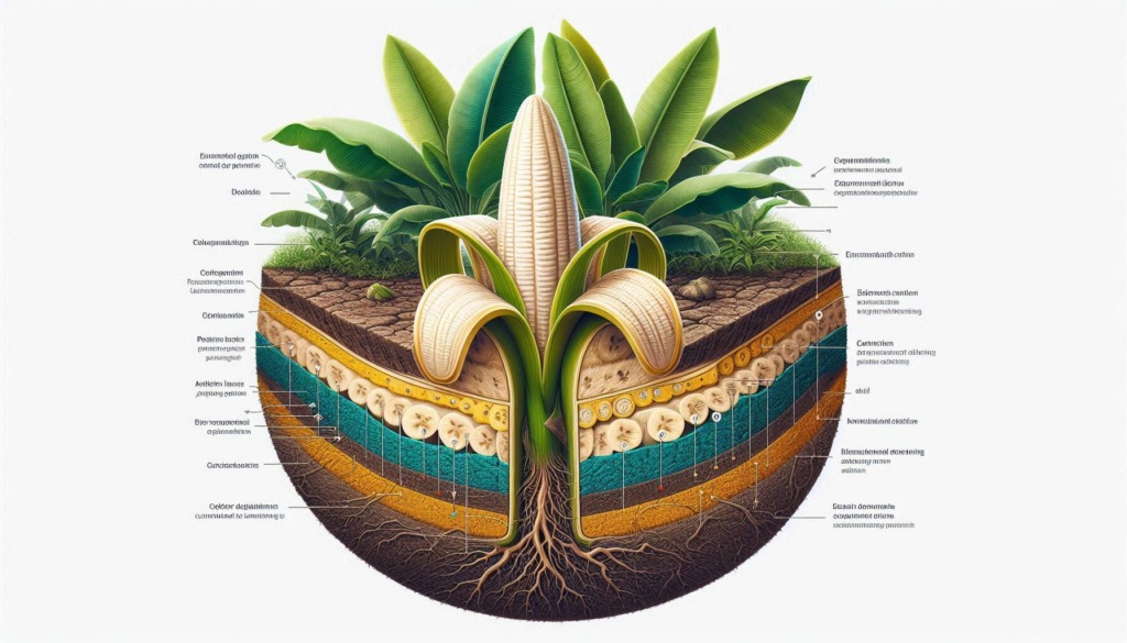 バナナ 農薬 はどこに溜まる